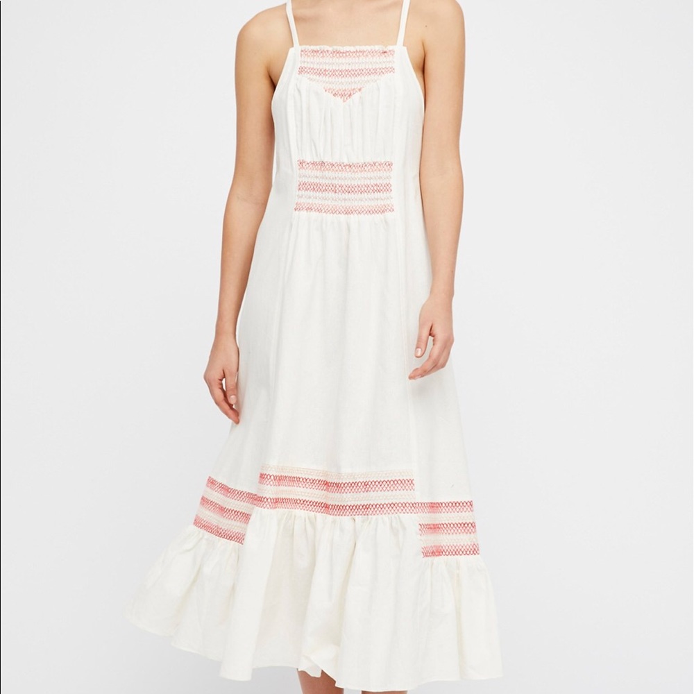 Free people midi dress brand new.